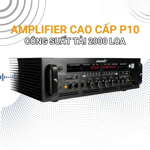 AMPLY CAO CẤP PRONEST P10 TẢI 2000 LOA RU CHUYÊN DỤNG HIỆU QUẢ CHO NHÀ YẾN