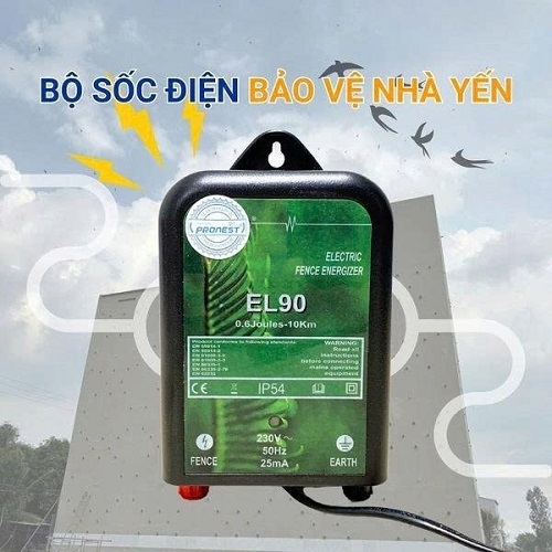 BỘ SỐC ĐIỆN EL90 CHỐNG THIÊN ĐỊCH PHÁ HOẠI BẢO VỆ HIỆU QUẢ CHO NHÀ YẾN