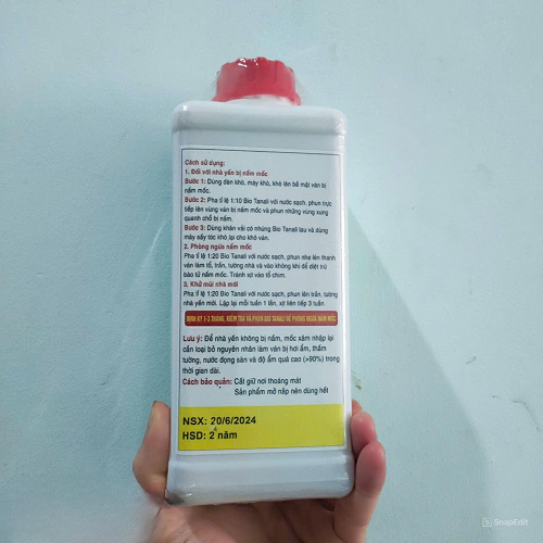 DUNG DỊCH BIO TANALI 1L CHỐNG NẤM MỐC GỖ CHUYÊN DỤNG HIỆU QUẢ CHO NHÀ YẾN