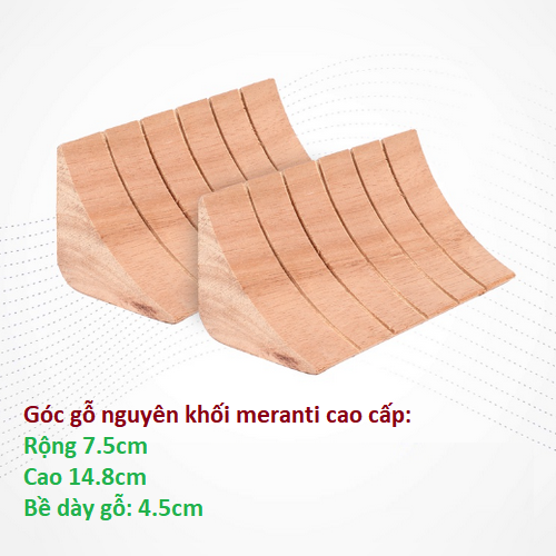 Gốc gỗ nhà yến nguyên khối Meranti 