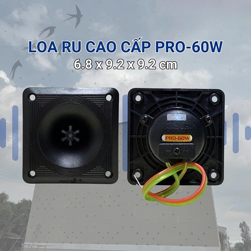LOA RU THẠCH ANH CAO CẤP PRO-60W SẴN DÂY CHUYÊN DỤNG HIỆU QUẢ CHO NHÀ YẾN