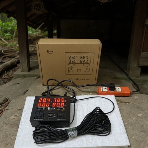 THIẾT BỊ CẢM BIẾN NHIỆT ĐỘ VÀ ĐỘ ẨM PN-912 CHUYÊN DỤNG CHO NHÀ YẾN - DÂY 15M